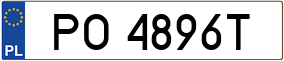 Truck License Plate